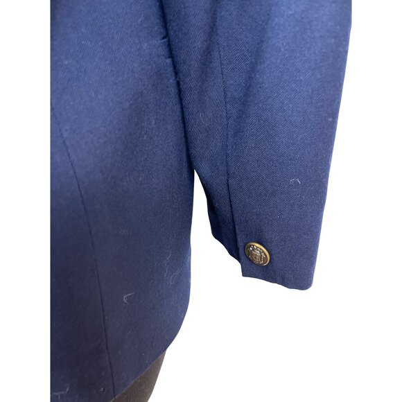 Talbots Womens Navy Blazer Long Sleeve Two-Button Closure Lined Sz 4 - New - Picture 5 of 8